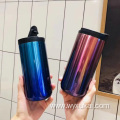 Simple fashionable portable SS vacuum thermos cup